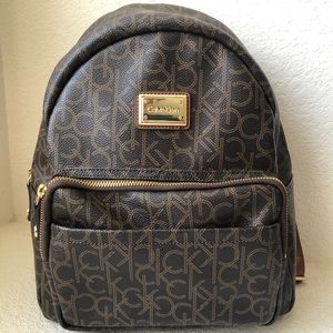 CALVIN KLEIN BACKPACK | BROWN